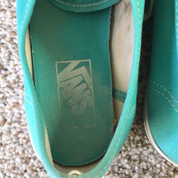 Vans sneakers women's size 8 Turquoise Blue - Picture 11 of 15